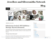 Tablet Screenshot of jewellersandsilversmiths.wordpress.com