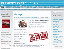 Tablet Screenshot of fermenticattolicivivi.wordpress.com