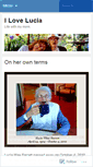 Mobile Screenshot of iluvlucia.wordpress.com