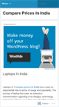 Mobile Screenshot of comparepricesindia.wordpress.com
