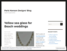 Tablet Screenshot of parishansondesigns.wordpress.com