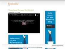 Tablet Screenshot of furzinventur.wordpress.com