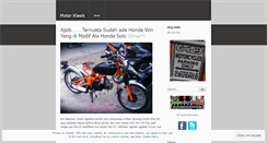Desktop Screenshot of motorklasik.wordpress.com