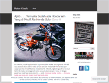 Tablet Screenshot of motorklasik.wordpress.com
