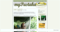Desktop Screenshot of mypustaka.wordpress.com