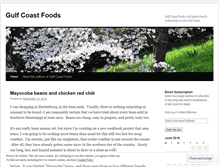 Tablet Screenshot of gulfcoastfoods.wordpress.com