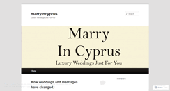 Desktop Screenshot of marryincyprus.wordpress.com