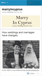 Mobile Screenshot of marryincyprus.wordpress.com