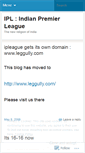 Mobile Screenshot of ipleague.wordpress.com
