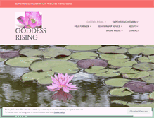 Tablet Screenshot of goddessrising.wordpress.com