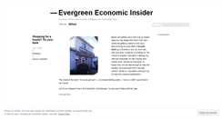 Desktop Screenshot of evergreeninsider.wordpress.com