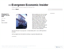 Tablet Screenshot of evergreeninsider.wordpress.com