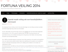 Tablet Screenshot of fortunaveiling.wordpress.com