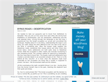Tablet Screenshot of olivewood.wordpress.com