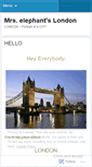 Mobile Screenshot of elephantsem.wordpress.com