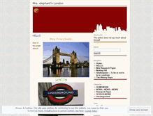 Tablet Screenshot of elephantsem.wordpress.com