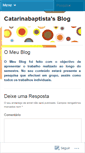 Mobile Screenshot of catarinabaptista.wordpress.com