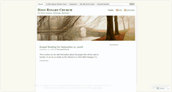 Desktop Screenshot of holyrosarychurch.wordpress.com