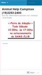 Mobile Screenshot of animalhelpcampinas.wordpress.com