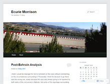Tablet Screenshot of morrisonf1.wordpress.com