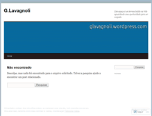 Tablet Screenshot of glavagnoli.wordpress.com