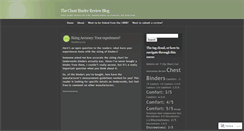 Desktop Screenshot of chestbinders.wordpress.com