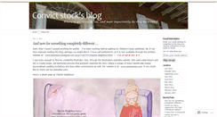 Desktop Screenshot of convictstock.wordpress.com