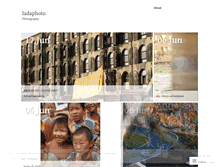 Tablet Screenshot of ladaphoto.wordpress.com