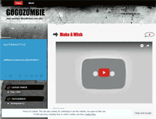 Tablet Screenshot of gogozombie.wordpress.com