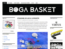 Tablet Screenshot of bogabasket.wordpress.com