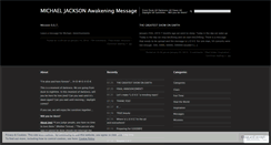 Desktop Screenshot of mjawakening.wordpress.com