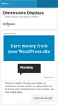 Mobile Screenshot of dimensionsdisplays.wordpress.com