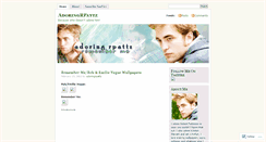 Desktop Screenshot of adoringrpattz.wordpress.com