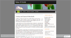 Desktop Screenshot of notesoforchid.wordpress.com