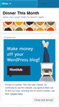 Mobile Screenshot of dinnerthismonth.wordpress.com