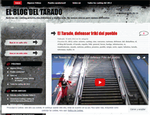 Tablet Screenshot of eltarado.wordpress.com