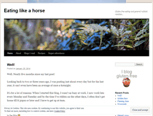 Tablet Screenshot of eatinglikeahorse.wordpress.com