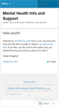 Mobile Screenshot of mentalhope.wordpress.com