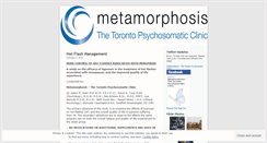 Desktop Screenshot of metamorphosisclinic.wordpress.com