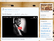 Tablet Screenshot of nizarrammal.wordpress.com