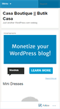 Mobile Screenshot of casaboutique.wordpress.com