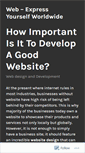 Mobile Screenshot of design4web.wordpress.com