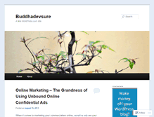 Tablet Screenshot of buddhadevsure.wordpress.com