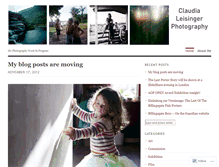 Tablet Screenshot of claudialeisinger.wordpress.com