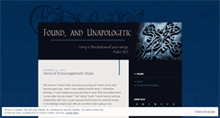 Desktop Screenshot of foundandunapologetic.wordpress.com