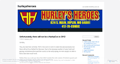 Desktop Screenshot of hurleysheroes.wordpress.com