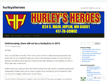 Tablet Screenshot of hurleysheroes.wordpress.com