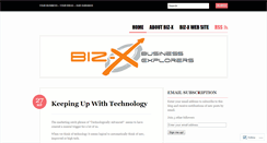 Desktop Screenshot of bizxbusinessexplorers.wordpress.com