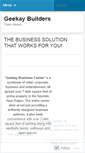 Mobile Screenshot of geekaybuilders.wordpress.com