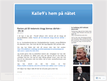 Tablet Screenshot of kalle9.wordpress.com